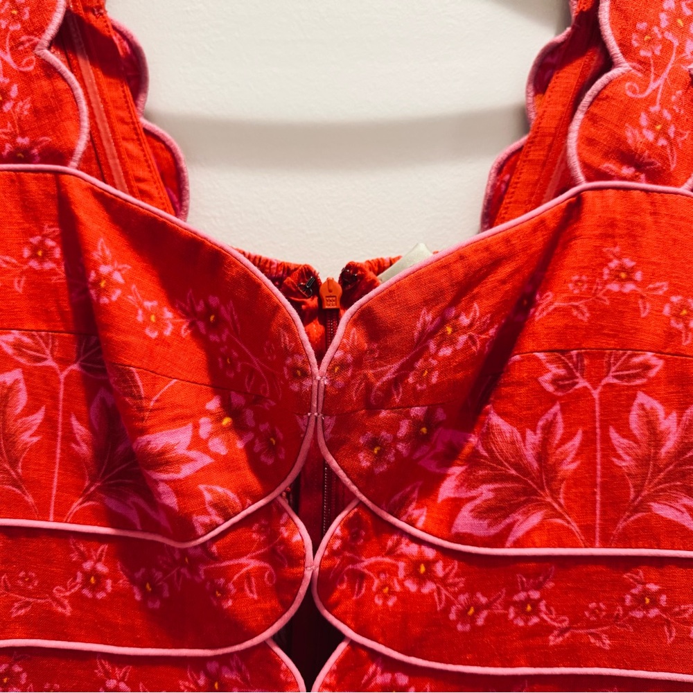 Farm Rio Red Floral Romper - Picture 6 of 6